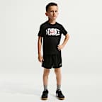 Nike Little Kids' Soccer Graphic T-Shirt and Shorts Set. Nike.com